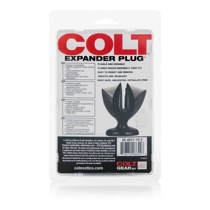 Colt - Expander Plug - Medium - Zwart | Colt Male Sex Toys