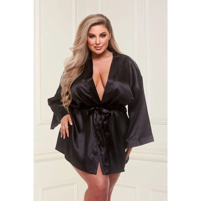 Male Sex Toys | Baci Lingerie Camice Baci Lingerie All Satin Nero XL Male Sex Toys | Baci Lingerie Camice Baci Lingerie All Satin Nero XL