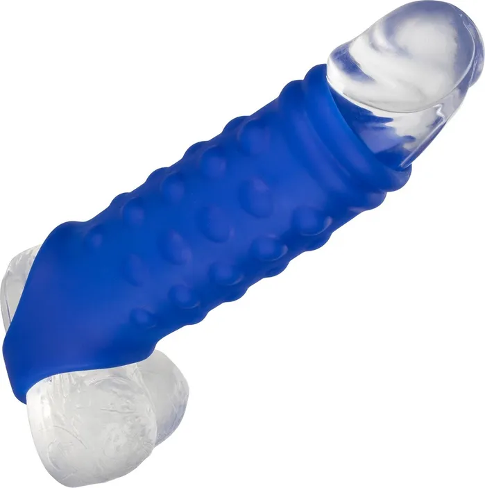 Male Sex Toys | Calexotics Calexotics - Admiral Geribbelde Penis Sleeve - Liquid Siliconen - Blauw Male Sex Toys | Calexotics Calexotics - Admiral Geribbelde Penis Sleeve - Liquid Siliconen - Blauw