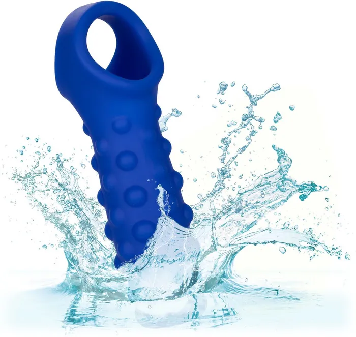 Male Sex Toys | Calexotics Calexotics - Admiral Geribbelde Penis Sleeve - Liquid Siliconen - Blauw Male Sex Toys | Calexotics Calexotics - Admiral Geribbelde Penis Sleeve - Liquid Siliconen - Blauw