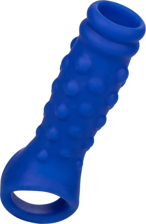 Male Sex Toys | Calexotics Calexotics - Admiral Geribbelde Penis Sleeve - Liquid Siliconen - Blauw Male Sex Toys | Calexotics Calexotics - Admiral Geribbelde Penis Sleeve - Liquid Siliconen - Blauw