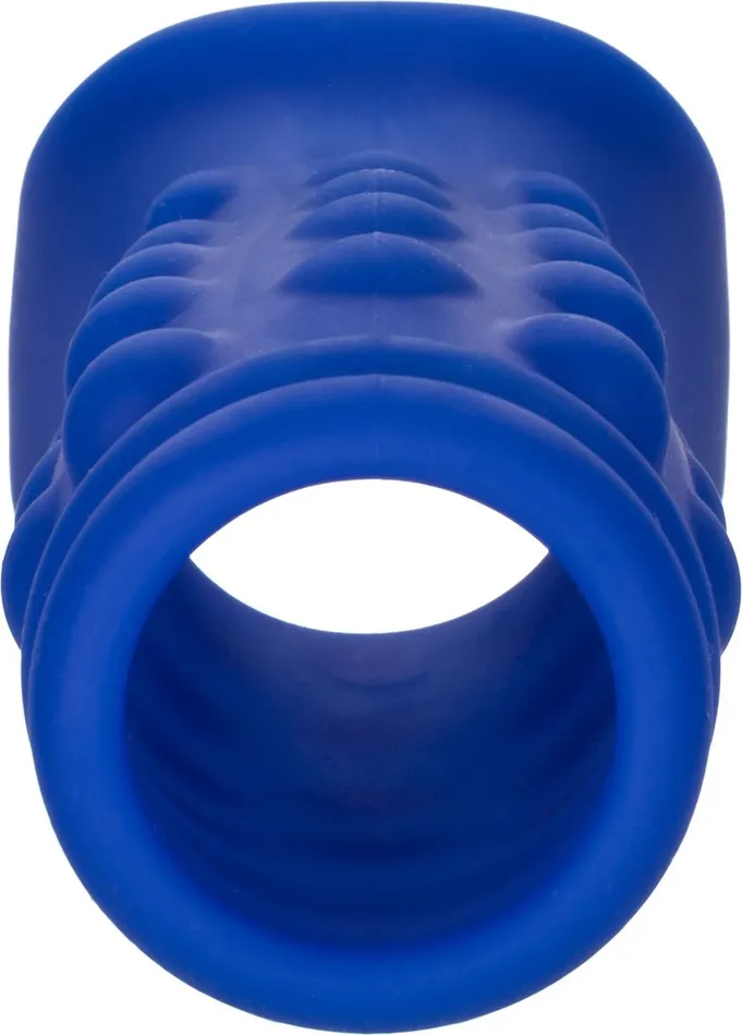 Male Sex Toys | Calexotics Calexotics - Admiral Geribbelde Penis Sleeve - Liquid Siliconen - Blauw Male Sex Toys | Calexotics Calexotics - Admiral Geribbelde Penis Sleeve - Liquid Siliconen - Blauw