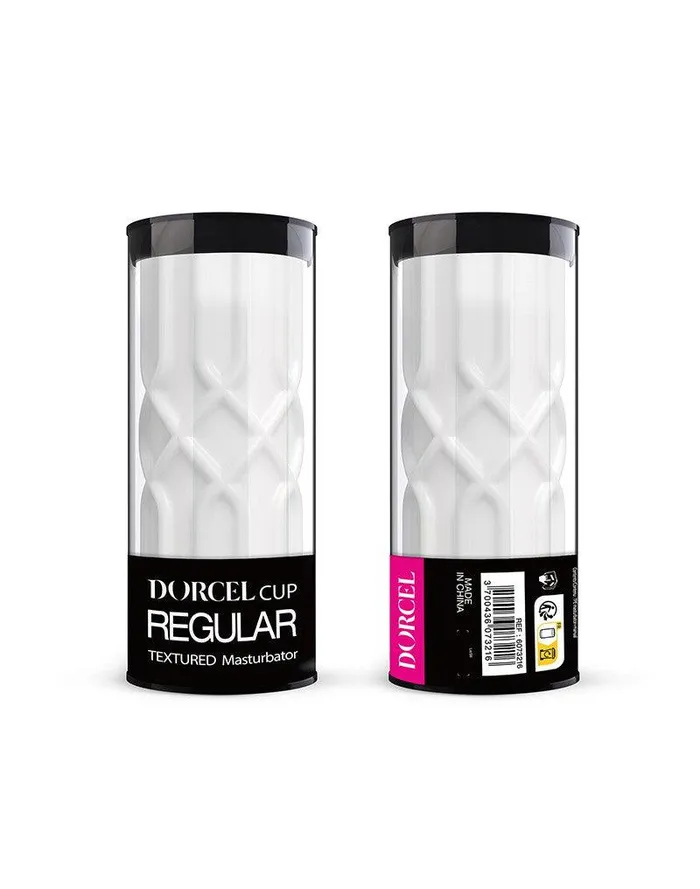 Male Sex Toys | Dorcel Dorcel - Masturbator Cup met Structuur - Regular - Wit
