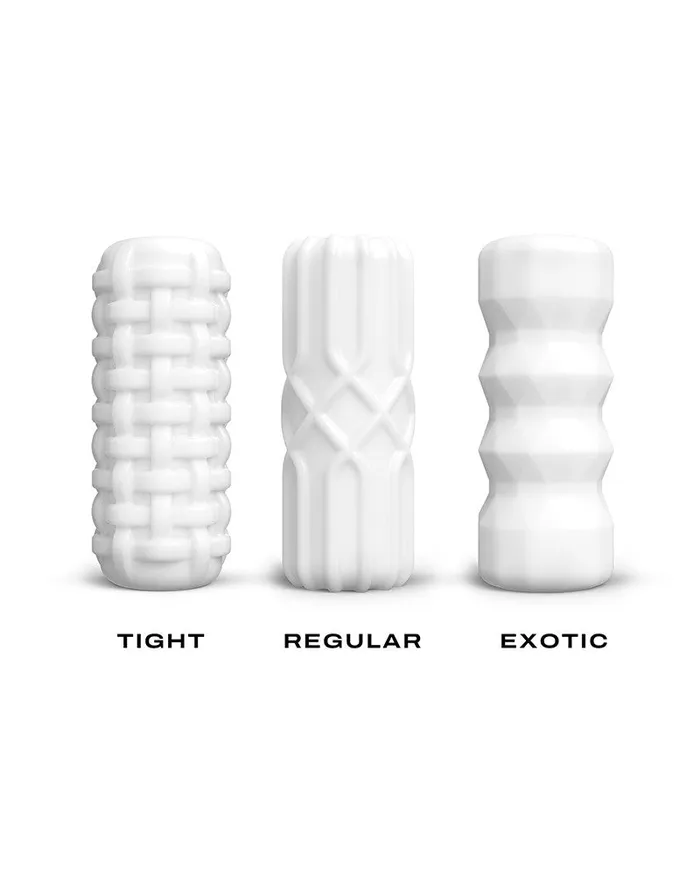 Male Sex Toys | Dorcel Dorcel - Masturbator Cup met Structuur - Regular - Wit