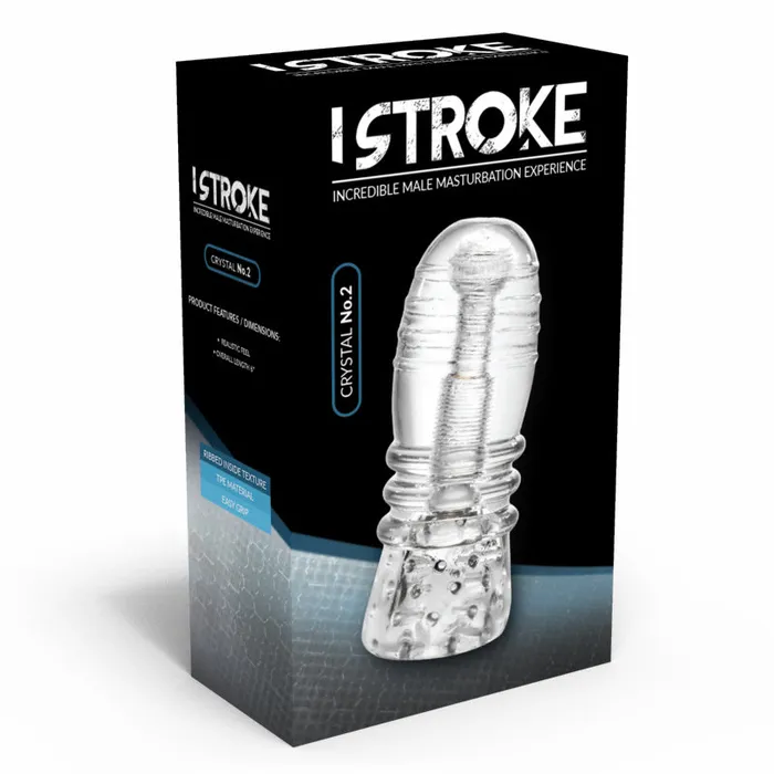 Male Sex Toys IStroke Crystal 2 Pocket Pussy Eden Novelties