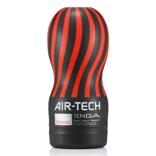Tenga AirTech Vacuum Cup Masturbator Strong ZwartRood Tenga Male Sex Toys