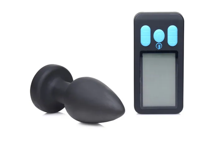 XR Brand Male Sex Toys | E-Stim Pro Silicone Vibrating Anal Plug with Remote Control