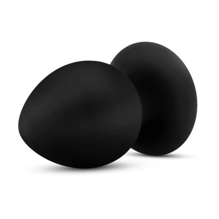 Blush Novelties Male Sex Toys | Anal Adventures - Platinum - Silicone Anal Stout  Plug  - Large - Black