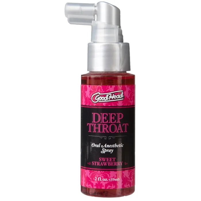Good Head Deep Throat Spray Sweet Strawberry Doc Johnson Male Sex Toys