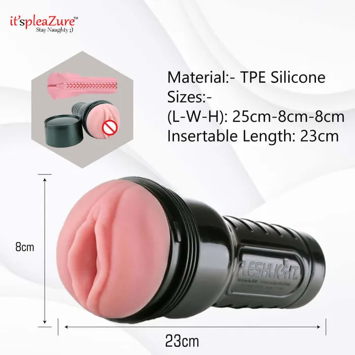 itspleaZure Male Sex Toys | USA Realistic Pink Vagina Masturbator on Itspleazure