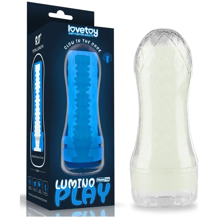 Lovetoy Male Sex Toys Lumino Play Ribbed Masturbator