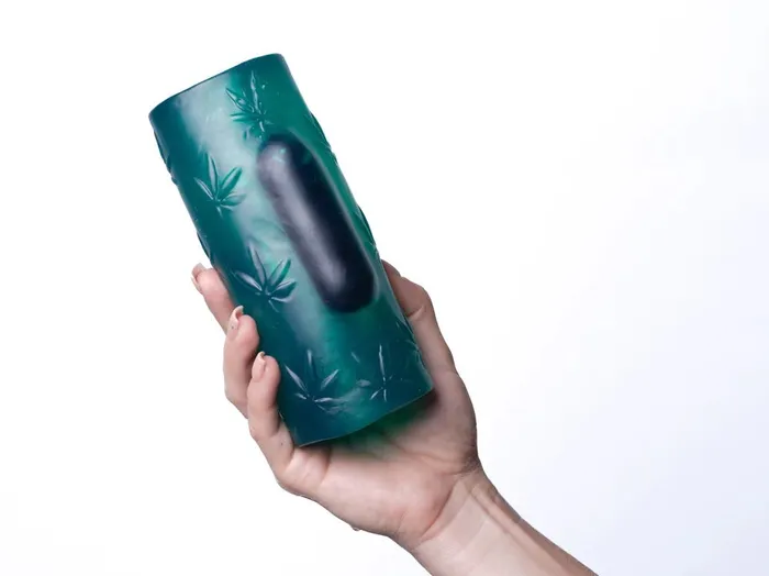 Maia Toys Male Sex Toys | Blaze Cannabis Stroker W/ Rechargeable Bullet