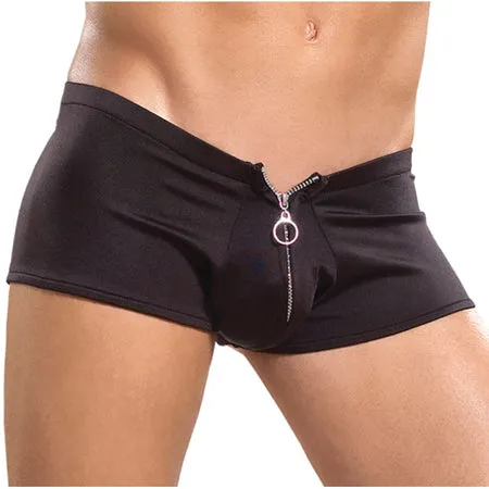 Male Power Zipper Shorts SM Underwear Male Power Lingerie Male Sex Toys