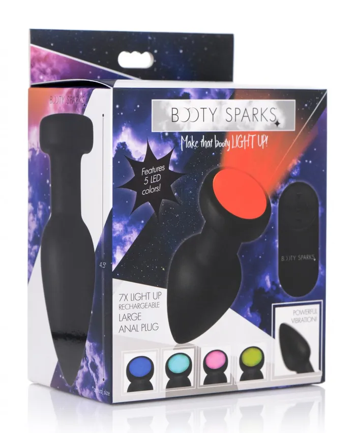 Male Sex Toys | Booty Sparks Booty Sparks 7X Light Up Rechargeable Anal Plug - Large Butt Plug Male Sex Toys | Booty Sparks Booty Sparks 7X Light Up Rechargeable Anal Plug - Large Butt Plug