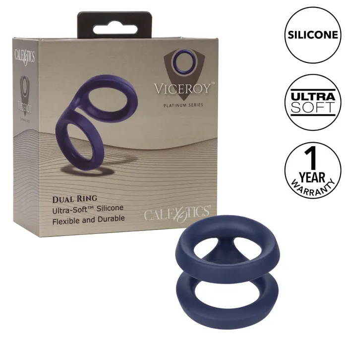 Male Sex Toys | Calexotics Viceroy Dual Ring Male Sex Toys | Calexotics Viceroy Dual Ring