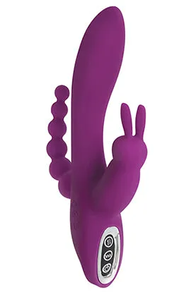 Male Sex Toys Curve Toys Power Bunnies Quivers 10x Violet