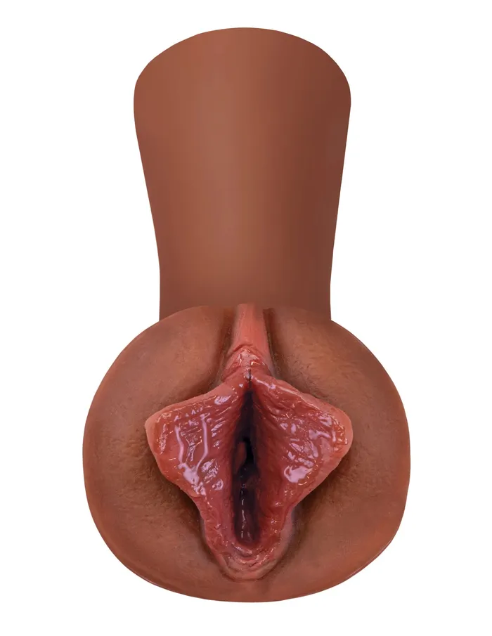 Male Sex Toys Extreme Wet Pussies Luscious Lips Brown PDX Brands