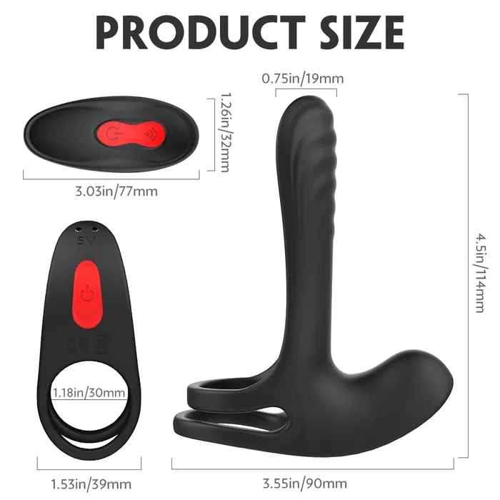 Male Sex Toys | Lusty Age Elastic Delay Vibrating Cock Ring Stretchy Intense Clit Stimulation Vibrator