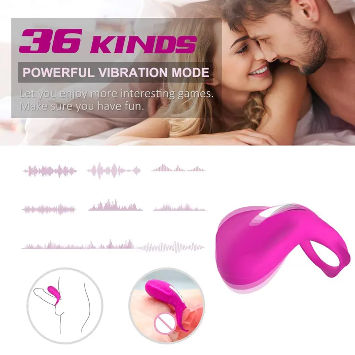 Male Sex Toys | Lusty Age Penis Vibration Ring Cock Powerful Vibrator Clitoris Stimulator Prostate Vibrator