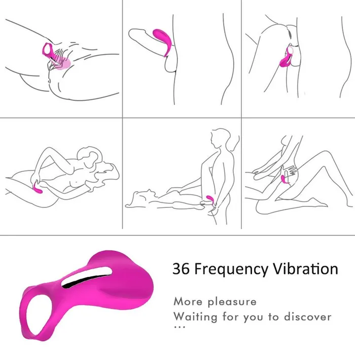 Male Sex Toys | Lusty Age Penis Vibration Ring Cock Powerful Vibrator Clitoris Stimulator Prostate Vibrator