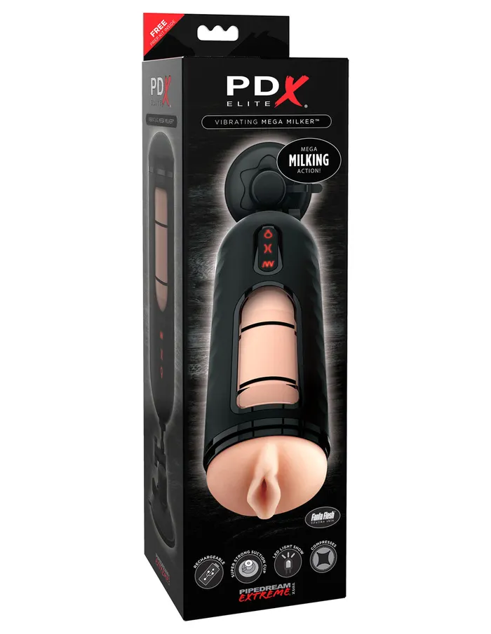 Male Sex Toys PDX Brands Pdx Elite Vibrating Mega Milker