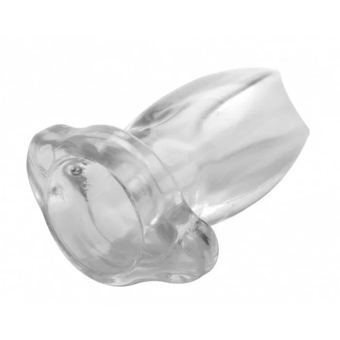 Male Sex Toys Peephole Clear Hollow Anal Plug Large XR Brands Master Series Male Sex Toys Peephole Clear Hollow Anal Plug Large XR Brands Master Series