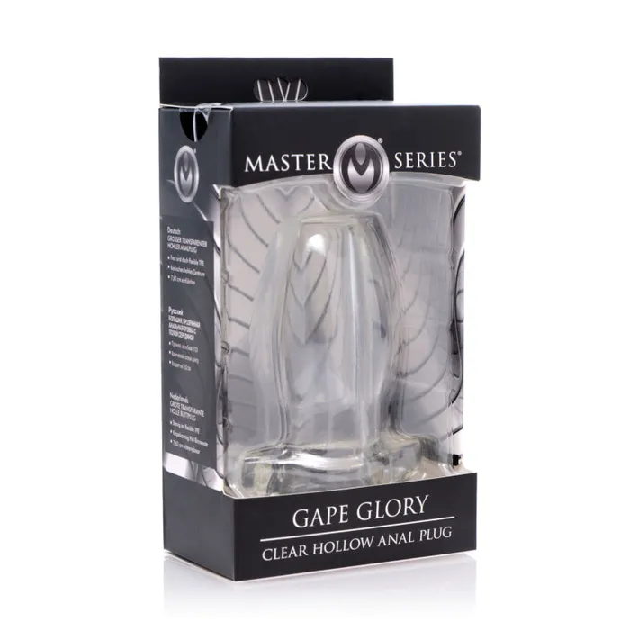 Male Sex Toys | Peephole Clear Hollow Anal Plug - Large - XR Brands Master Series Male Sex Toys | Peephole Clear Hollow Anal Plug - Large - XR Brands Master Series