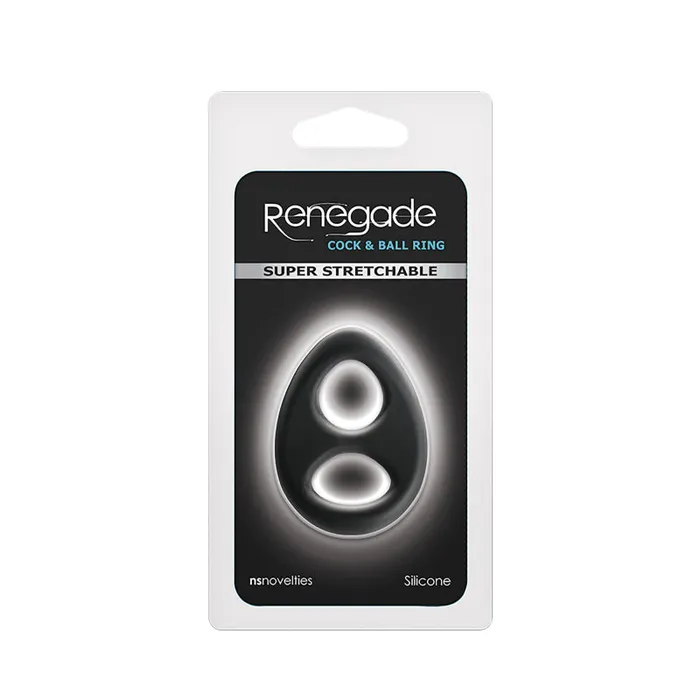 Male Sex Toys Renegade Romeo Soft Ring Black nsnovelties