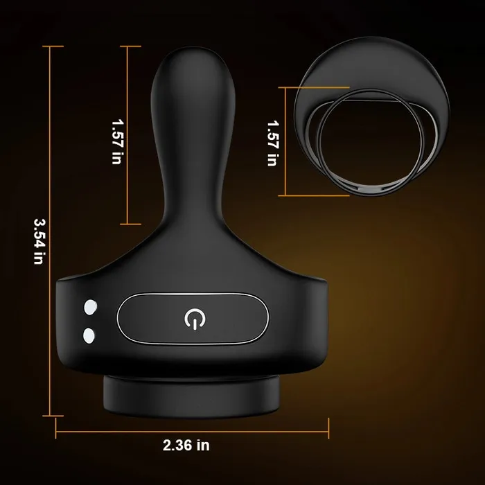 Male Sex Toys | Wireless Remote Control Penis Ring With Penis, Testicles & Vaginal Vibration - Lovetoyshub