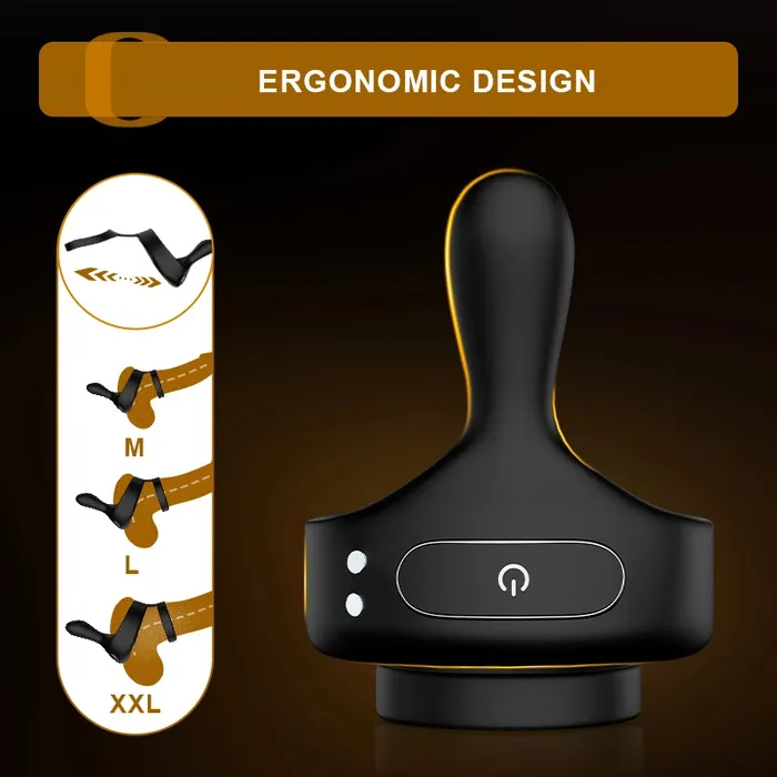Male Sex Toys | Wireless Remote Control Penis Ring With Penis, Testicles & Vaginal Vibration - Lovetoyshub