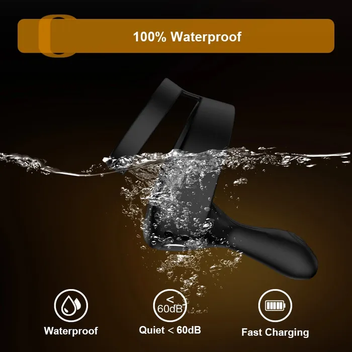 Male Sex Toys | Wireless Remote Control Penis Ring With Penis, Testicles & Vaginal Vibration - Lovetoyshub