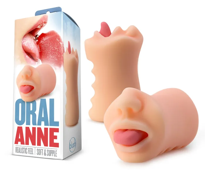 Male Sex Toys X5 Men Oral Anne Vanilla Blush