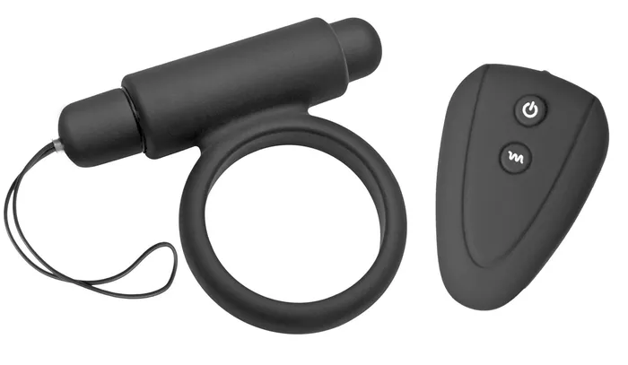 Male Sex Toys XR Brands Master Series Incite 10x Remote Control Cock Ring