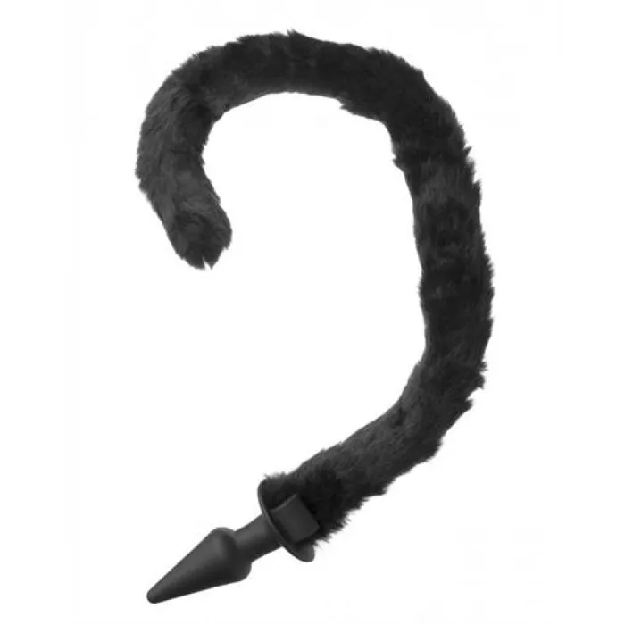 Male Sex Toys XR Brands Tailz Cat Tail Silicone Anal Plug