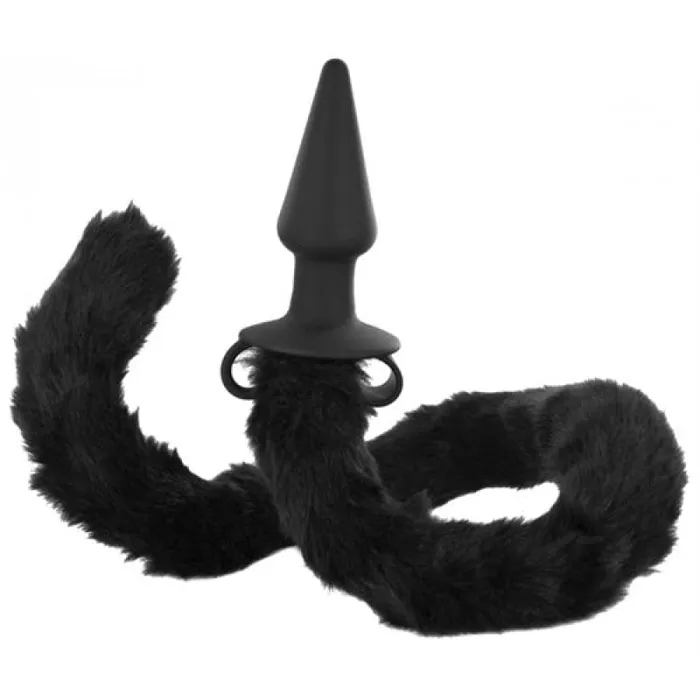 Male Sex Toys | XR Brands Tailz Cat Tail Silicone Anal Plug