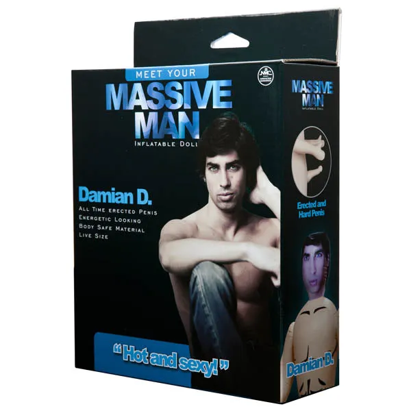 Massive Man Damian D Male Inflatable Doll Excellent Power Male Sex Toys