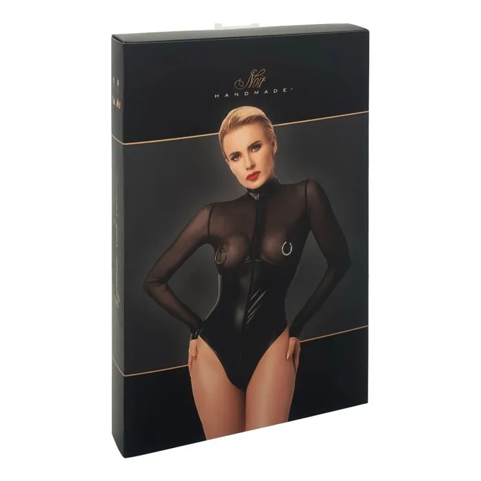 Noir Edge Wetlook and Mesh Body w Rings | Male Sex Toys Noir Edge Wetlook and Mesh Body w Rings | Male Sex Toys