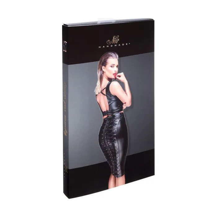 Noir Power Wetlook Pencil Skirt w Long Zipper | Male Sex Toys Noir Power Wetlook Pencil Skirt w Long Zipper | Male Sex Toys