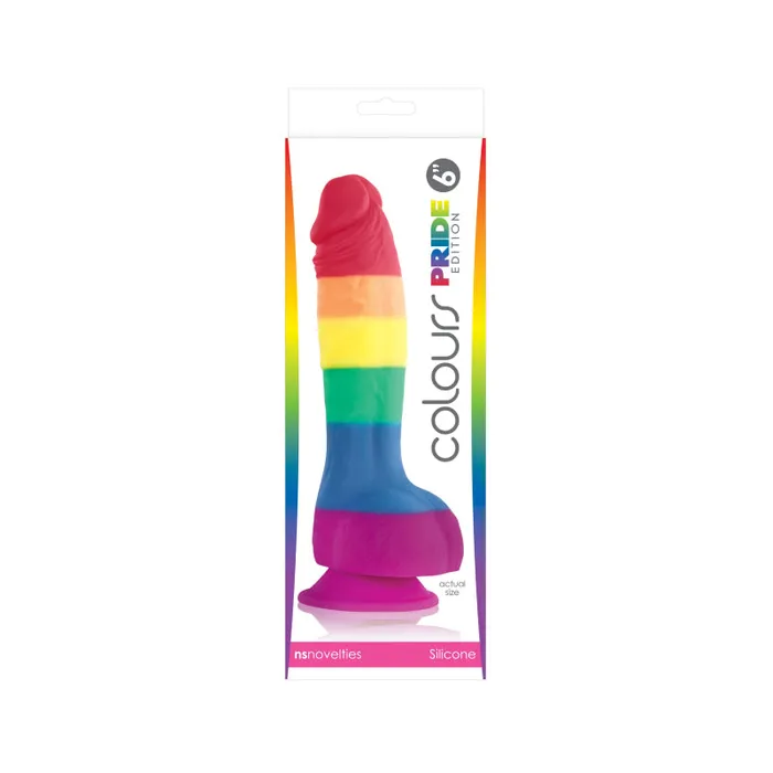 nsnovelties Dildos | Colours Pride Edition - 6 Inch Dong - Rainbow nsnovelties Dildos | Colours Pride Edition - 6 Inch Dong - Rainbow