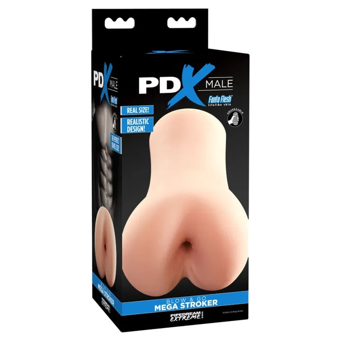Pipedream Male Sex Toys | Pdx Male Blow and Go Mega Stroker Flesh Pipedream Male Sex Toys | Pdx Male Blow and Go Mega Stroker Flesh