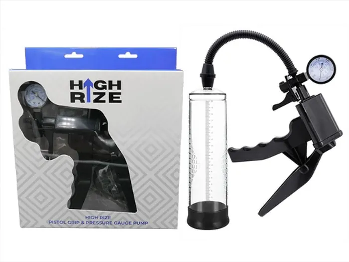 Pistol Grip Pressure Gauge Pump Enlargement Clear Penis Pump HiRize Male Sex Toys Pistol Grip Pressure Gauge Pump Enlargement Clear Penis Pump HiRize Male Sex Toys