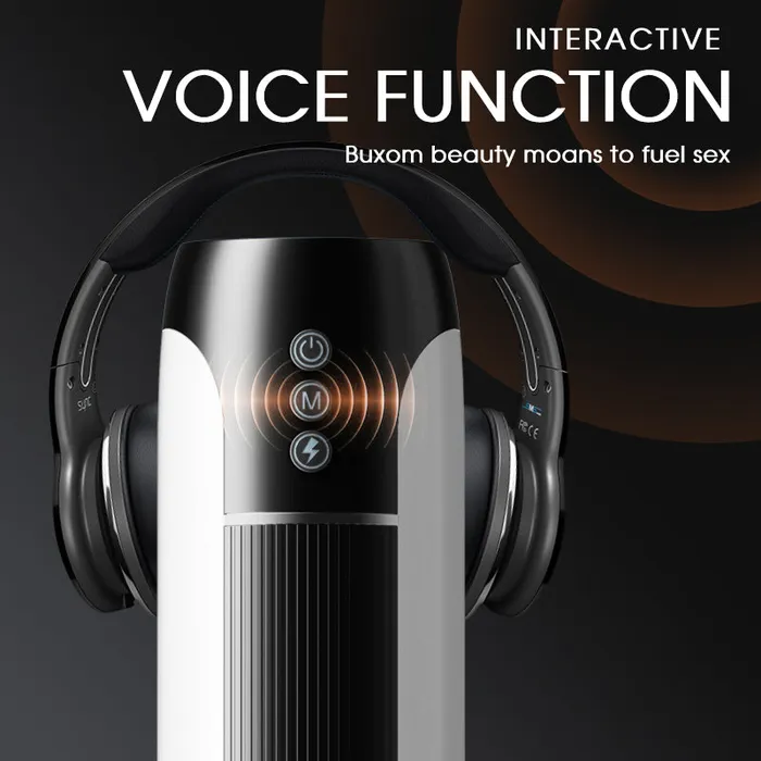 Playfulsextoy Male Sex Toys | Wearable 7 Thrusting & Vibrating Heating Vocable Masturbator