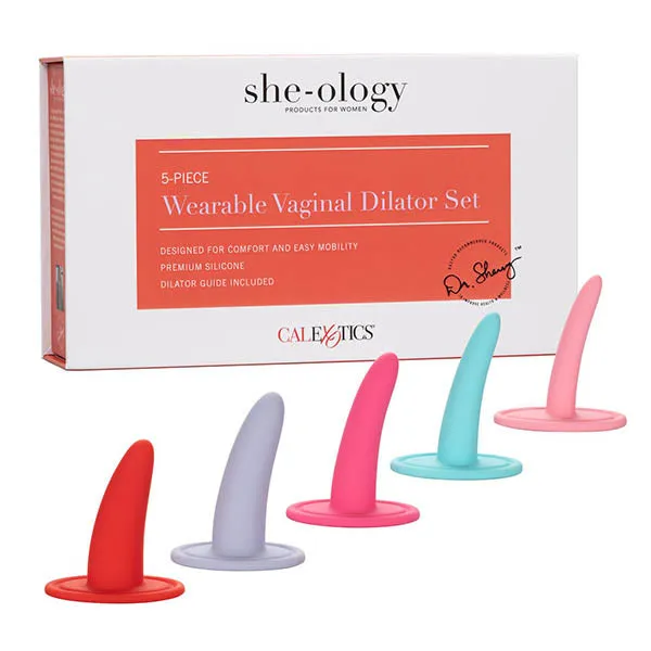 Sheology 5 Piece Wearable Vaginal Dilator Set Set of 5 Vaginal Dilators Calexotics Male Sex Toys