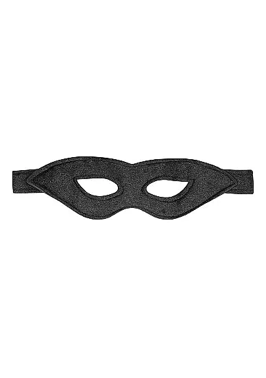 Shots America Anal | Velvet & Velcro Eye Mask Adjustable Black