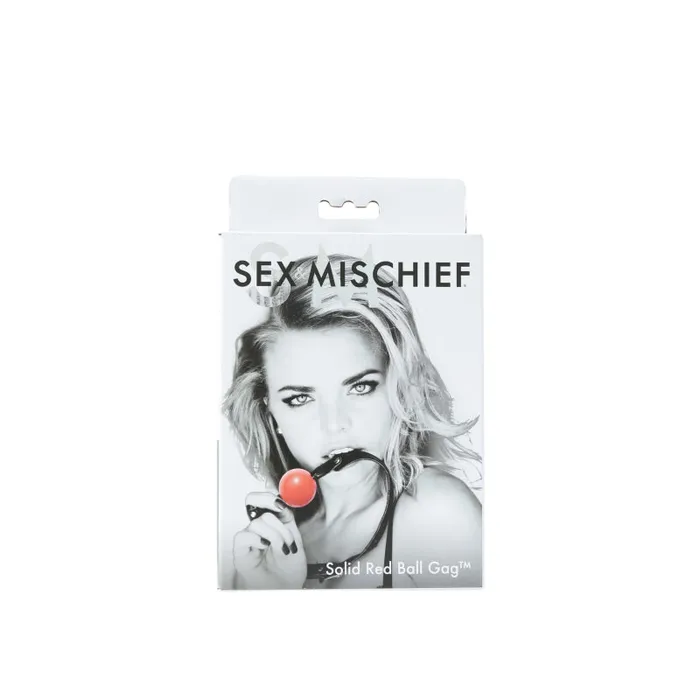 Sportsheets Male Sex Toys Sex and Mischief Solid Ball Gag Red