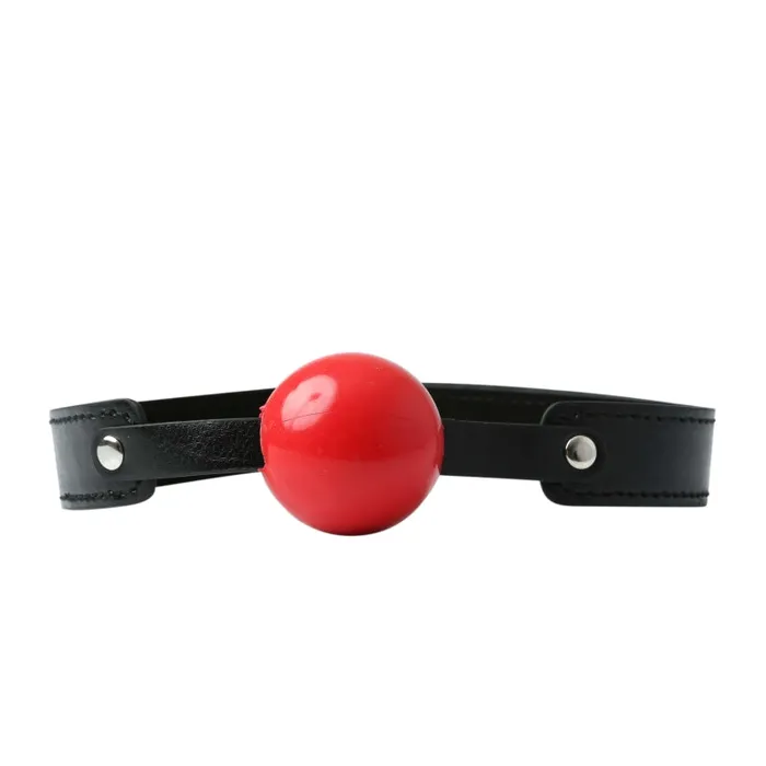 Sportsheets Male Sex Toys | Sex and Mischief Solid Ball Gag - Red Sportsheets Male Sex Toys | Sex and Mischief Solid Ball Gag - Red