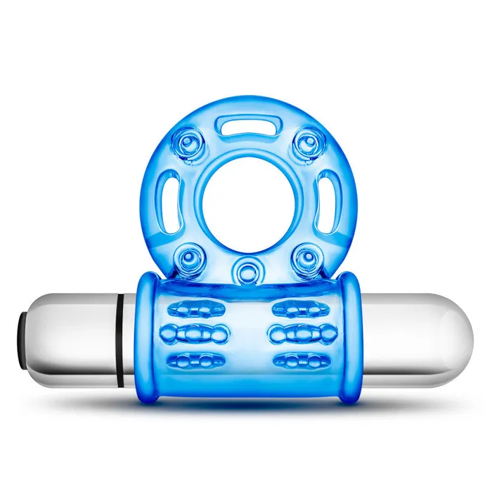 Stay Hard 10-Function Vibrating Bull Ring-(bl-77902) | Blush Novelties Male Sex Toys Stay Hard 10-Function Vibrating Bull Ring-(bl-77902) | Blush Novelties Male Sex Toys