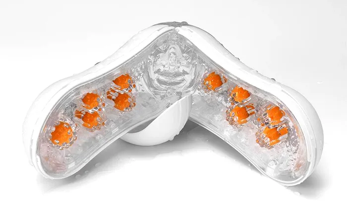 Tenga NEW Tenga Flip Orb Orange Crash Stimulation 7'' Men Masturbator Sex Toy | Male Sex Toys