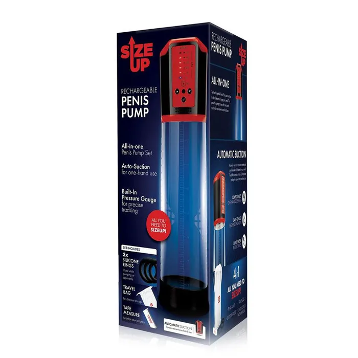 Xgen Products Size Up Rechargeable Penis Pump-(su305) | Male Sex Toys Xgen Products Size Up Rechargeable Penis Pump-(su305) | Male Sex Toys