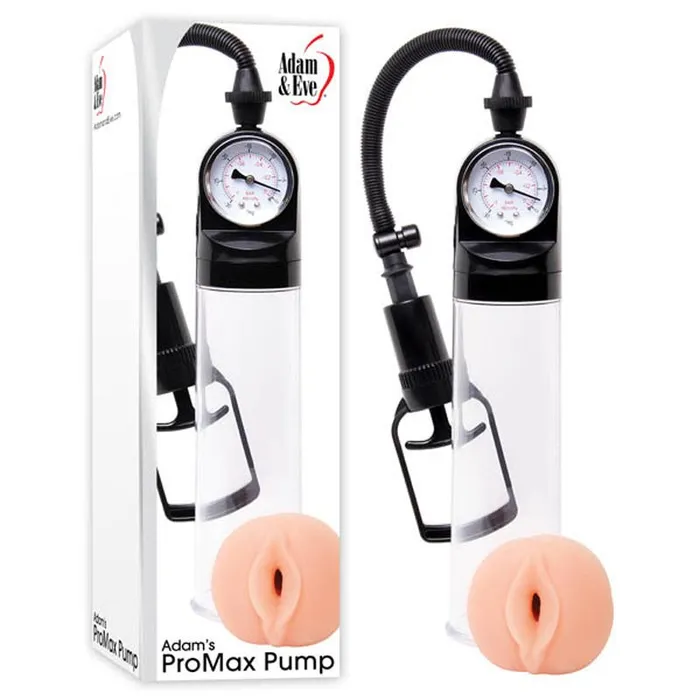 Adam Eve Male Sex Toys Adam Eve Adams Promax Pump Clear with Masturbator Sleeve Adam Eve Male Sex Toys Adam Eve Adams Promax Pump Clear with Masturbator Sleeve
